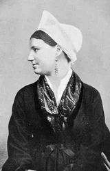 A Fishwife of Le Portel, Pas-de-Calais, France, c.1900